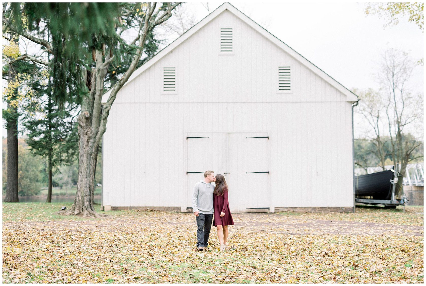 Washington Crossing Park Engagement | Photos by Philadelphia and Bucks County Light and Airy Photographer Amber Dawn Photography