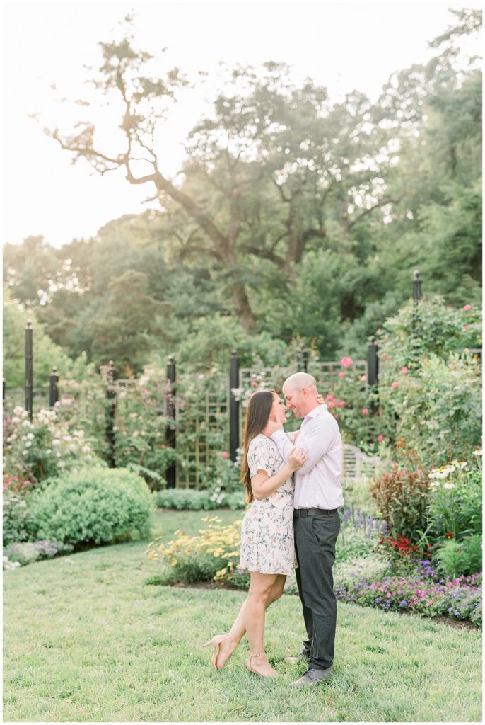 Morris Arboretum Engagement Photos by Philly Wedding Photographer