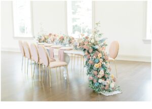 stunning floral arrangement at Enchanting Park Chateau Wedding in NJ