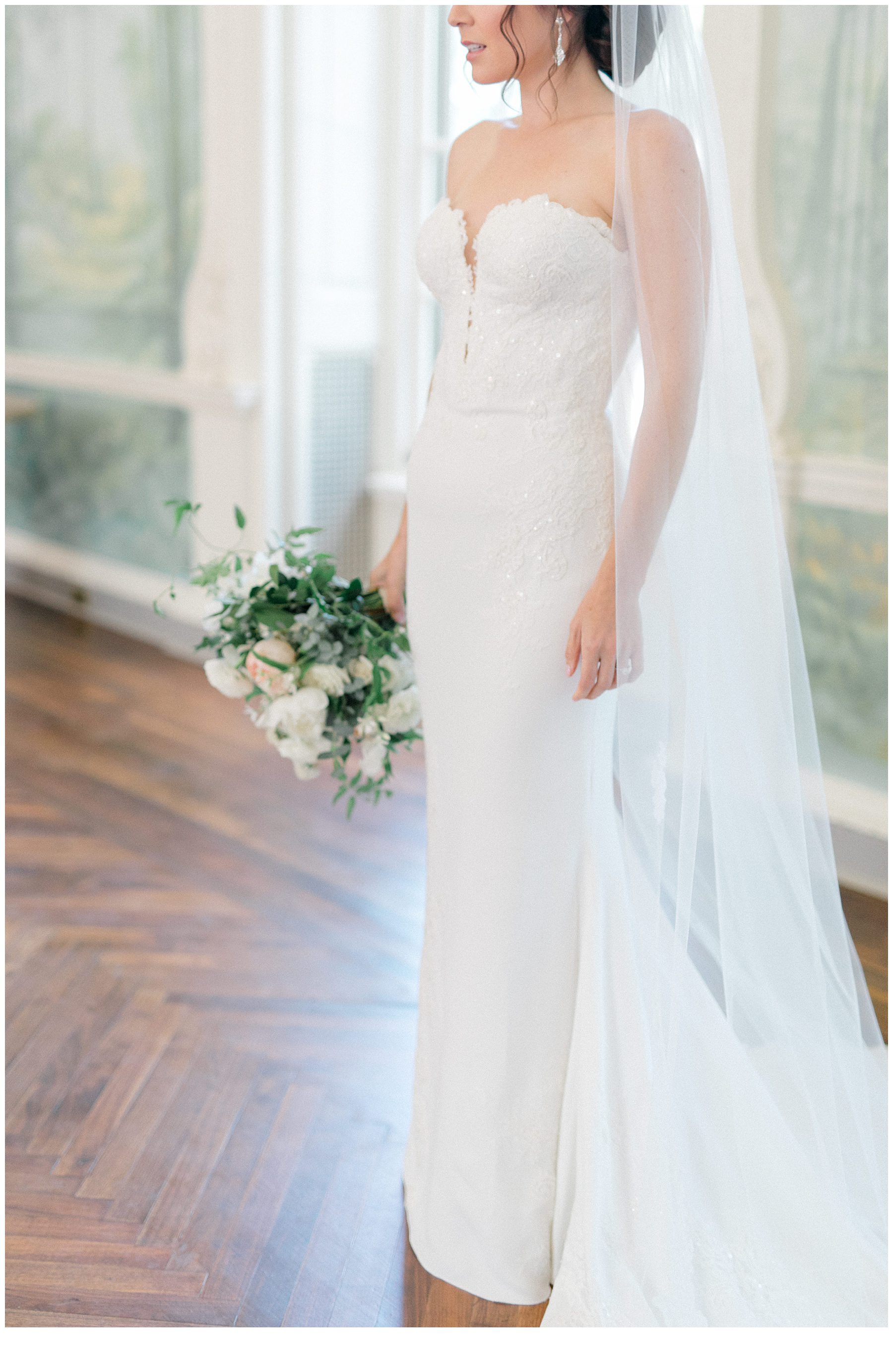 bridal details from Early Fall Wedding at Curtis Arboretum in Wyncote, Pennsylvania