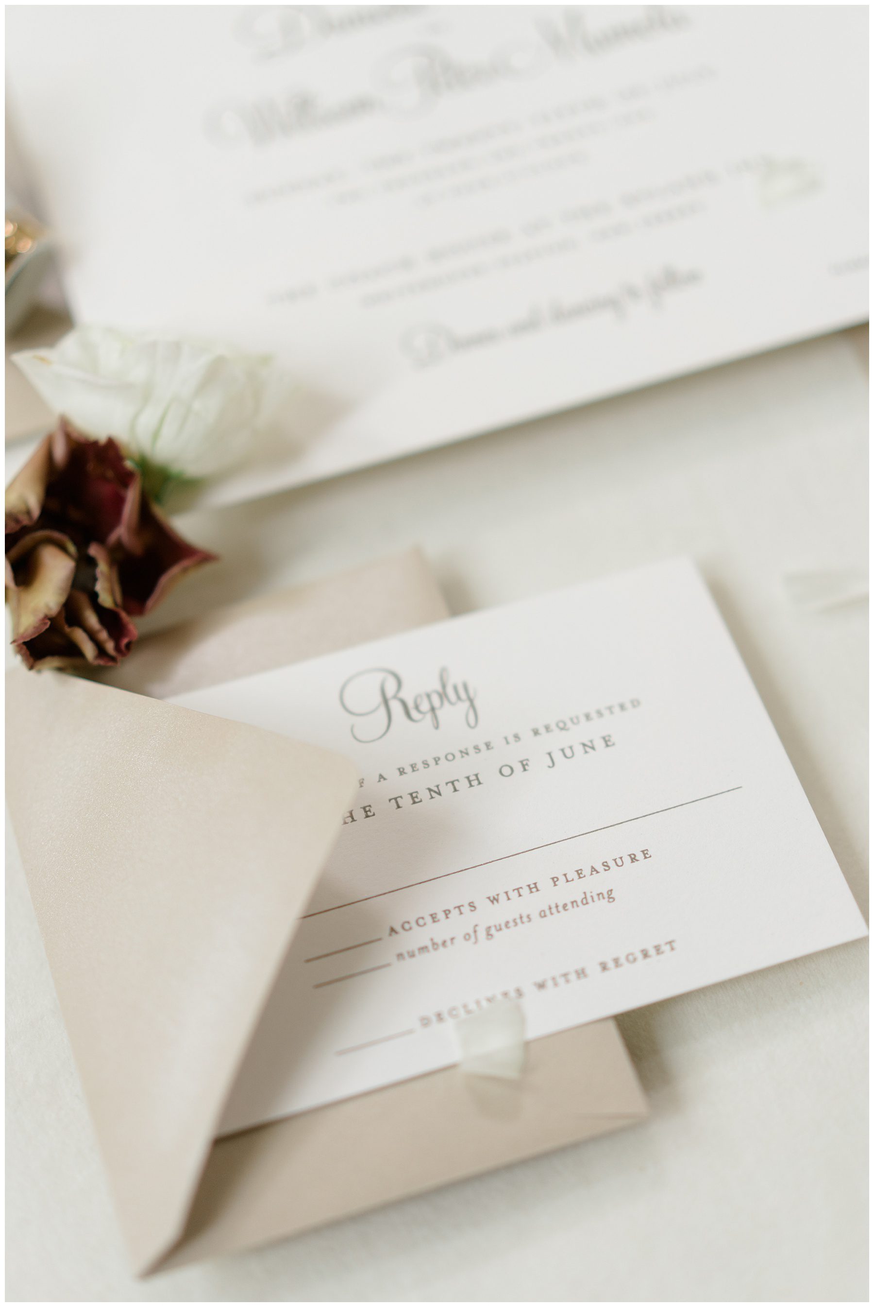 wedding invitations and details