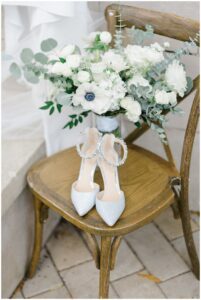 wedding shoes from Curtis Arboretum Garden Wedding