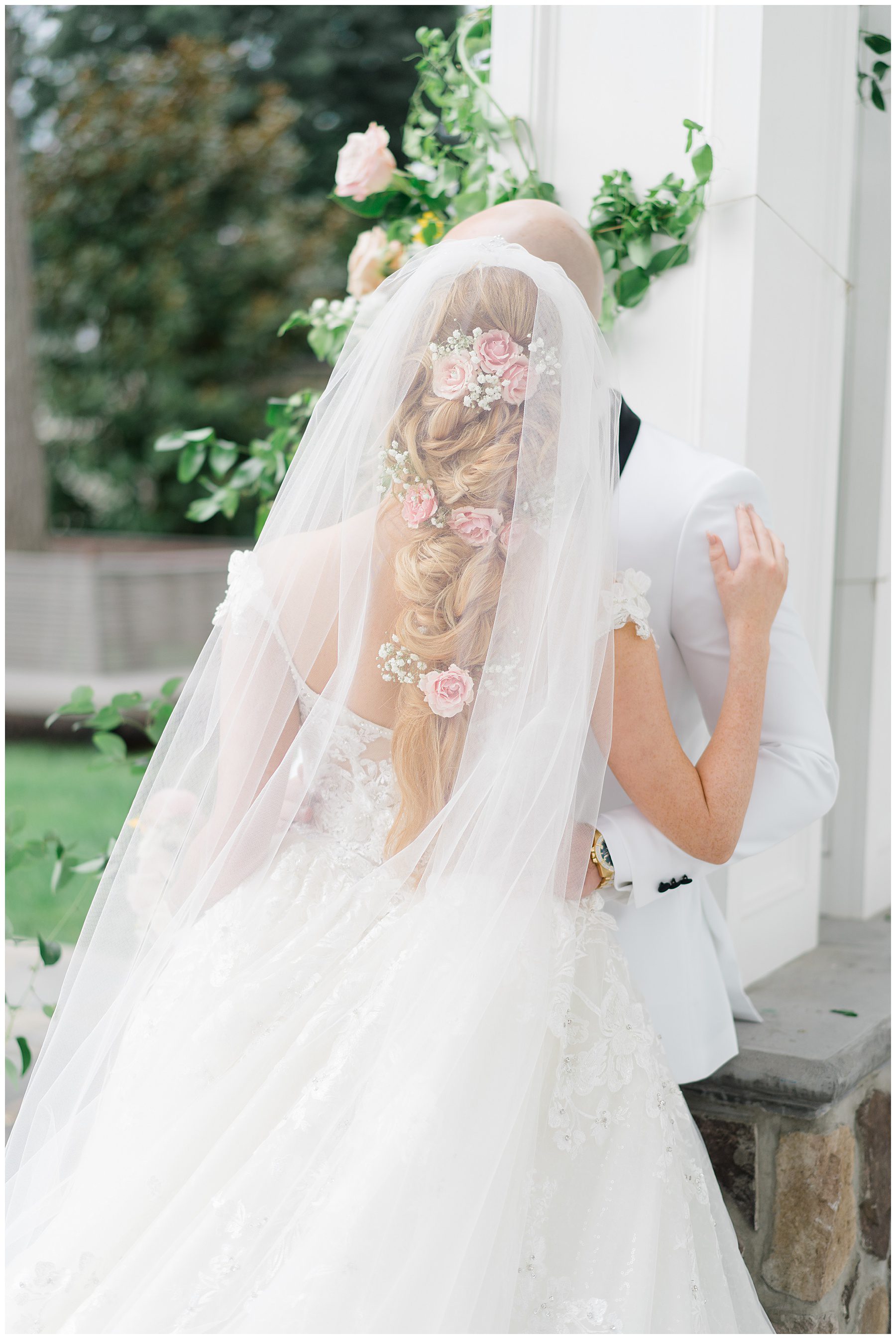 bride's fairytale wedding hair style