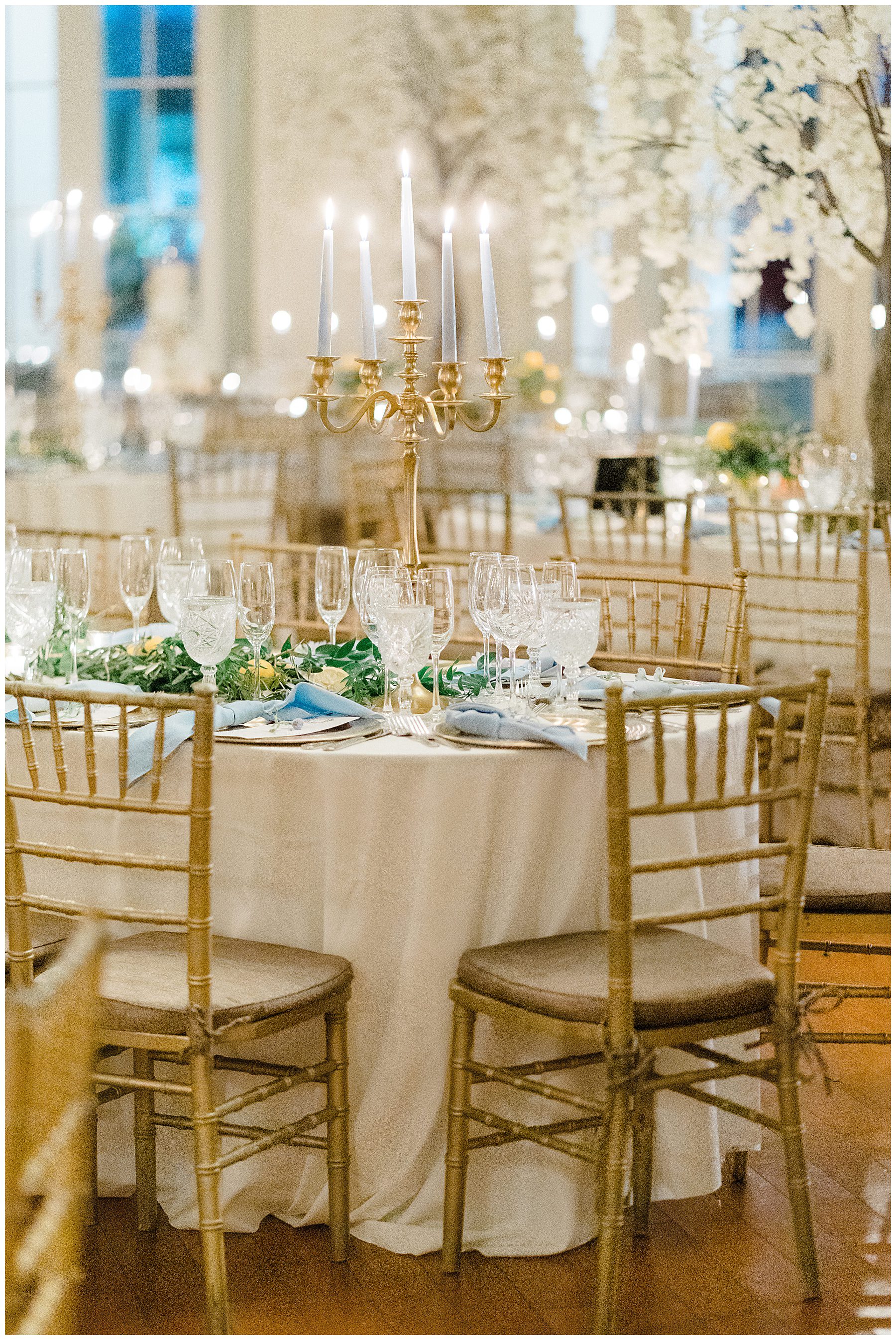Luxurious Ryland Inn Grand Ballroom Wedding reception details