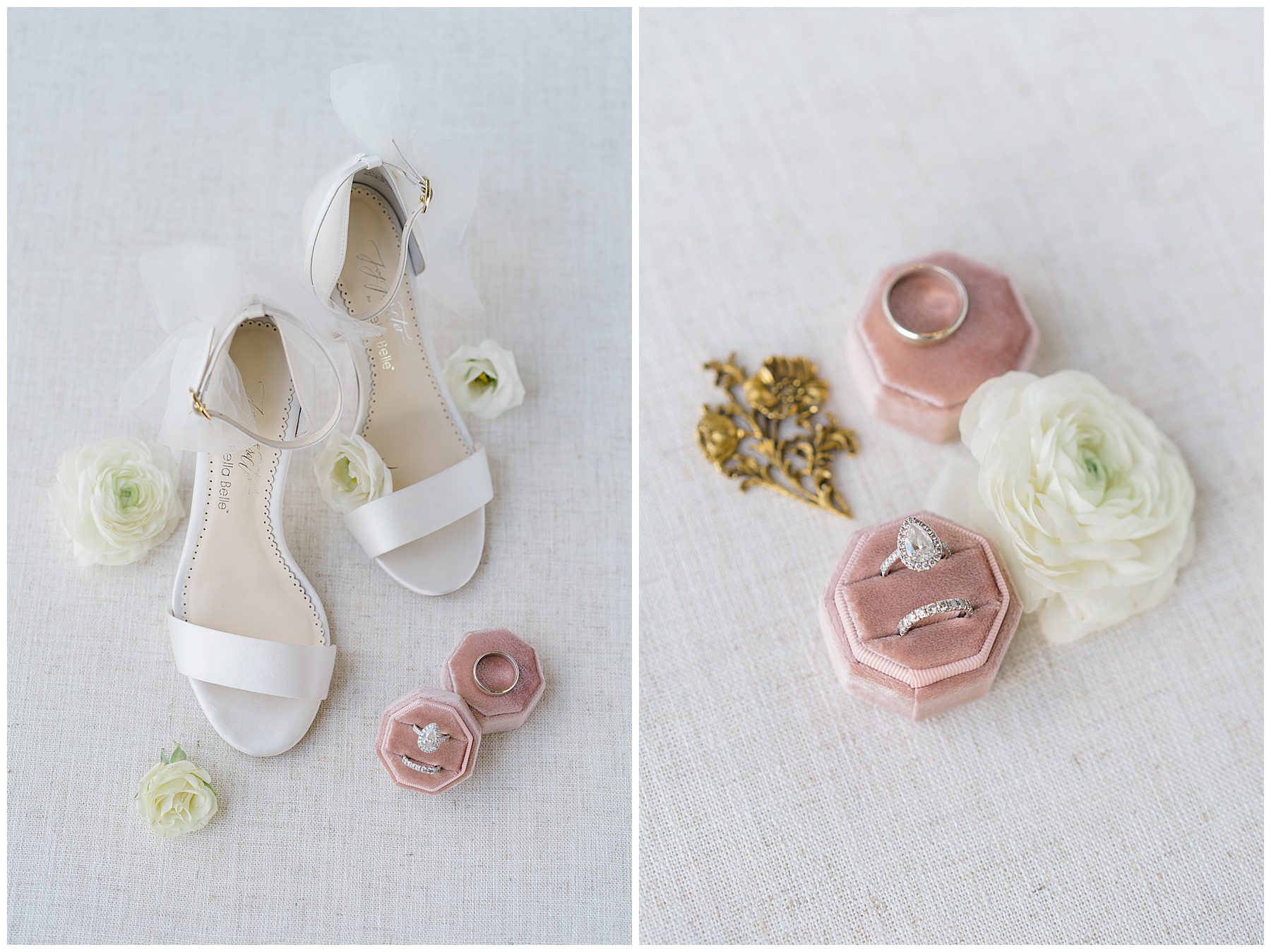 wedding shoes and details from Park Chateau Fall Wedding
