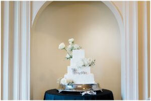 wedding cake from Cairnwood Estate Wedding in Bryn Athyn, PA