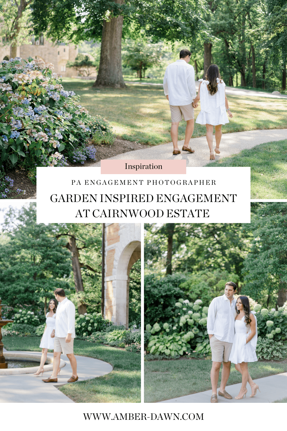Cairnwood Estate Garden Engagement 