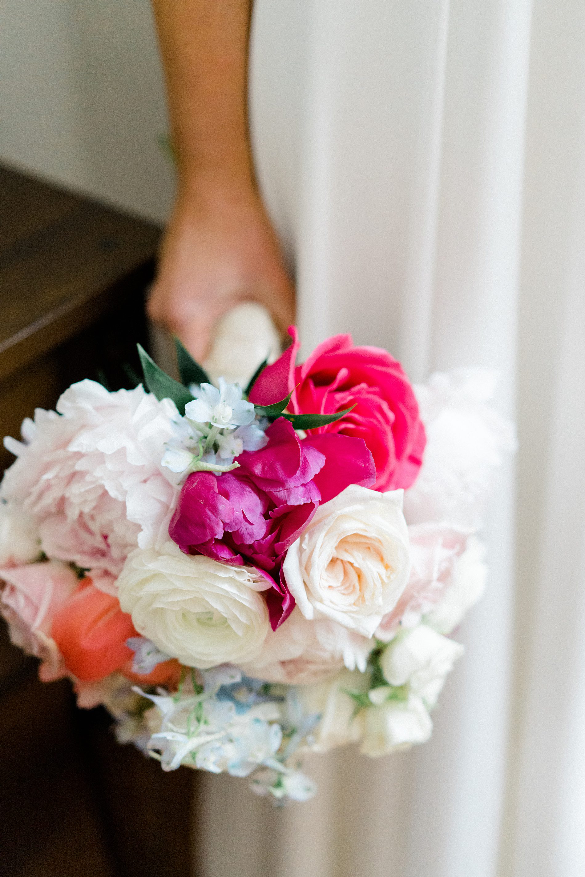 wedding bouquet detail