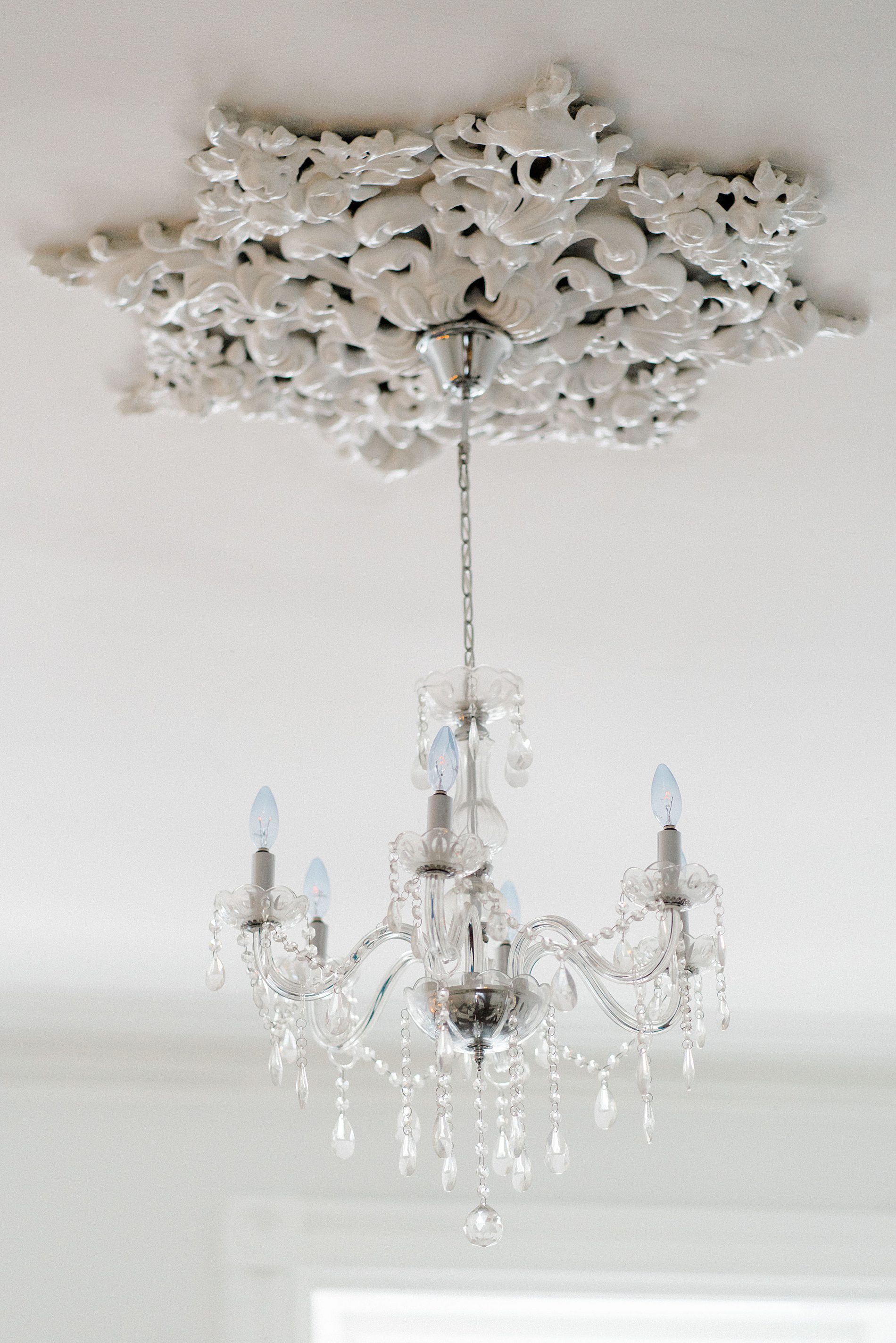 chandelier at Vaux Studio
