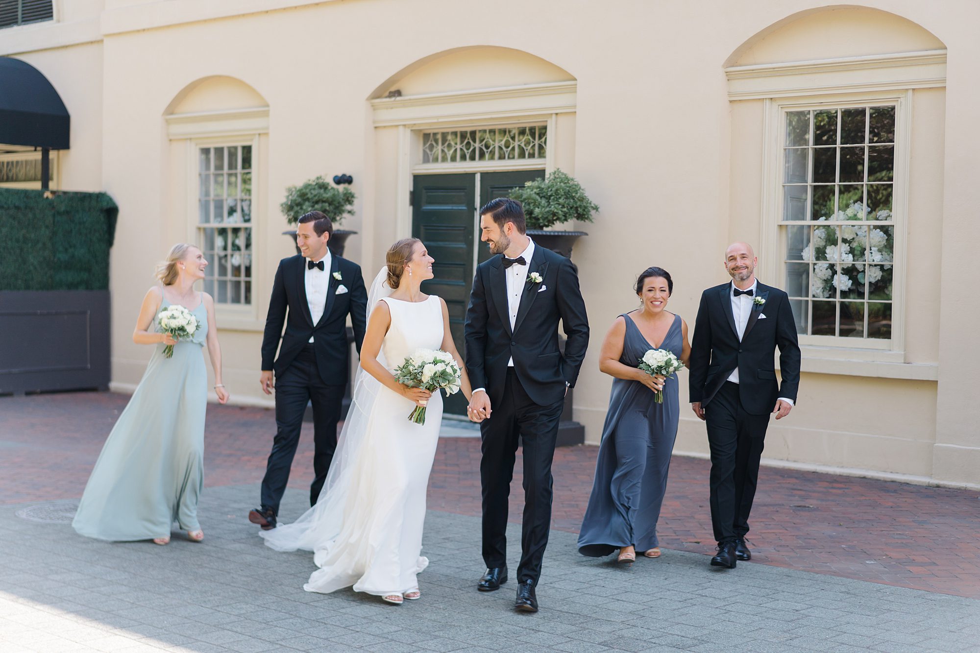 bridal party from Classic + Elegant Philadelphia Wedding at Water Works by Cescaphe