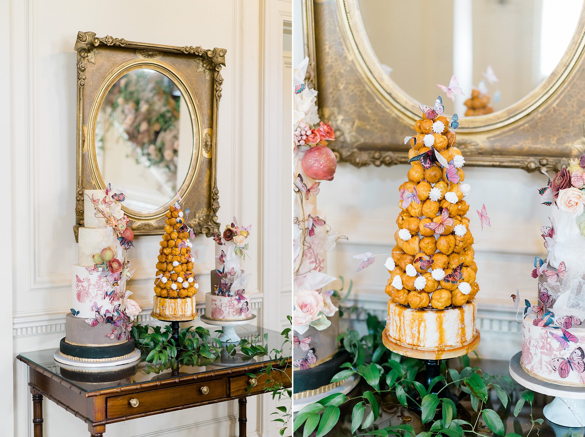 Whimsical Garden Inspired Wedding cakes