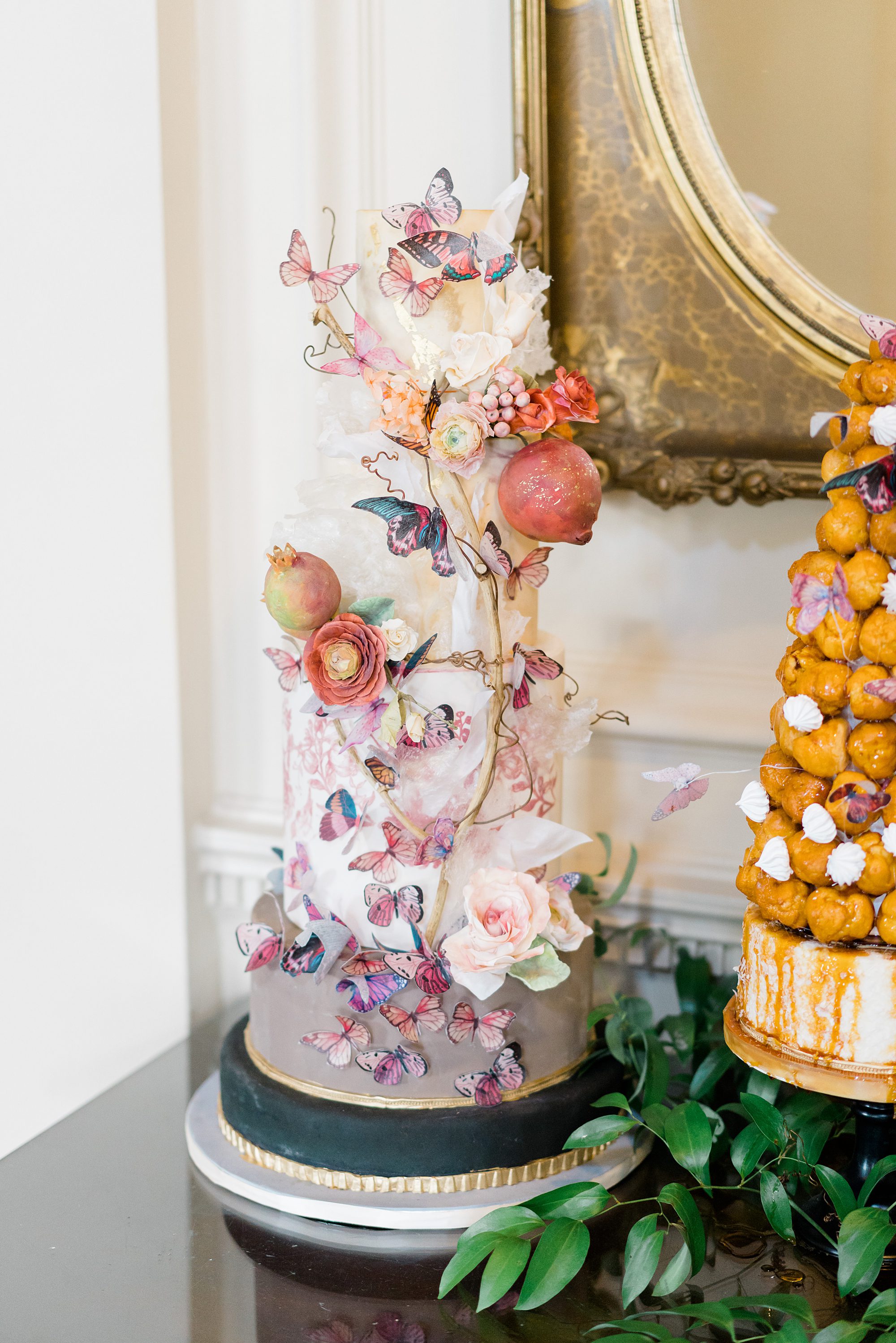 fairytale garden themed wedding cakes