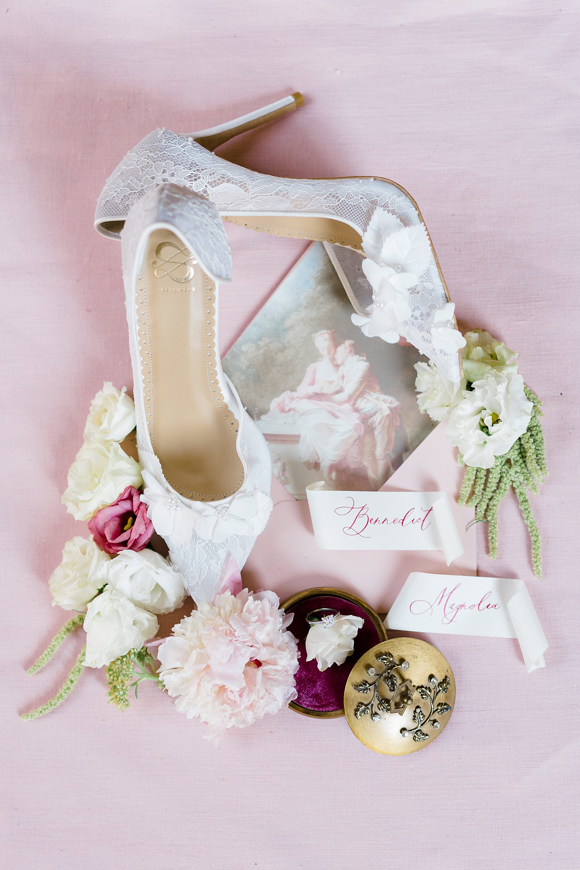wedding shoes and details