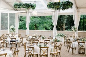 Enchanting Curtis Arboretum Wedding reception