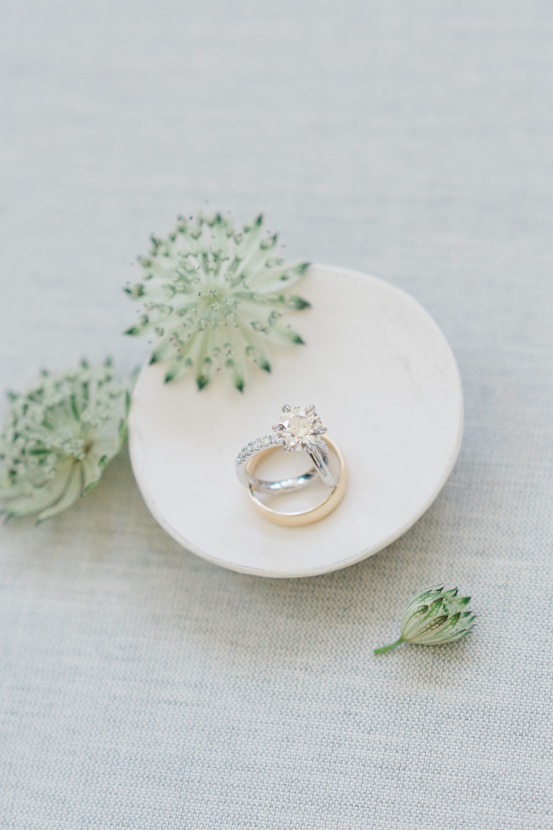 wedding rings and details from Elegant Summer Garden Wedding