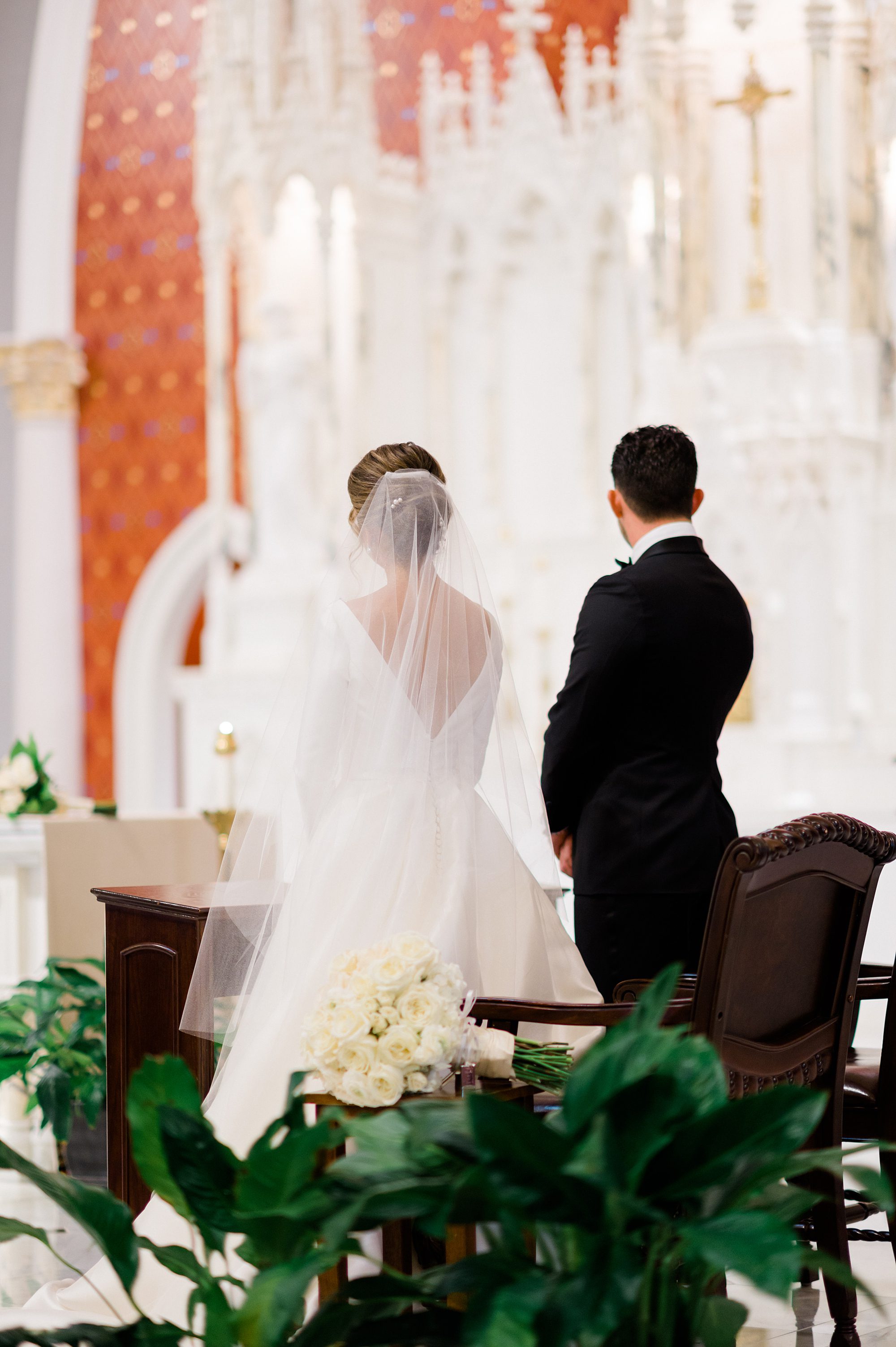 couple at altar