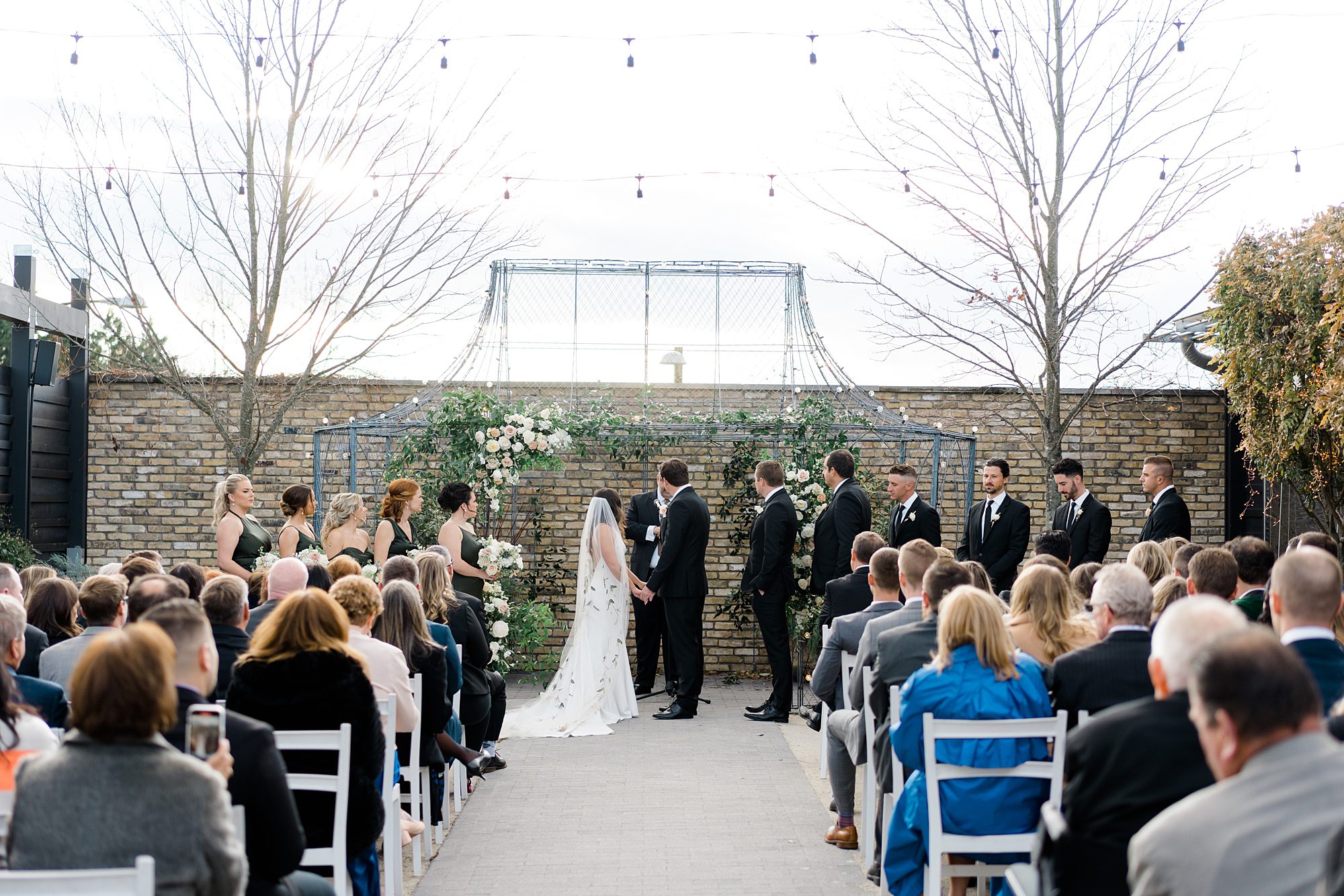Terrain Gardens wedding ceremony