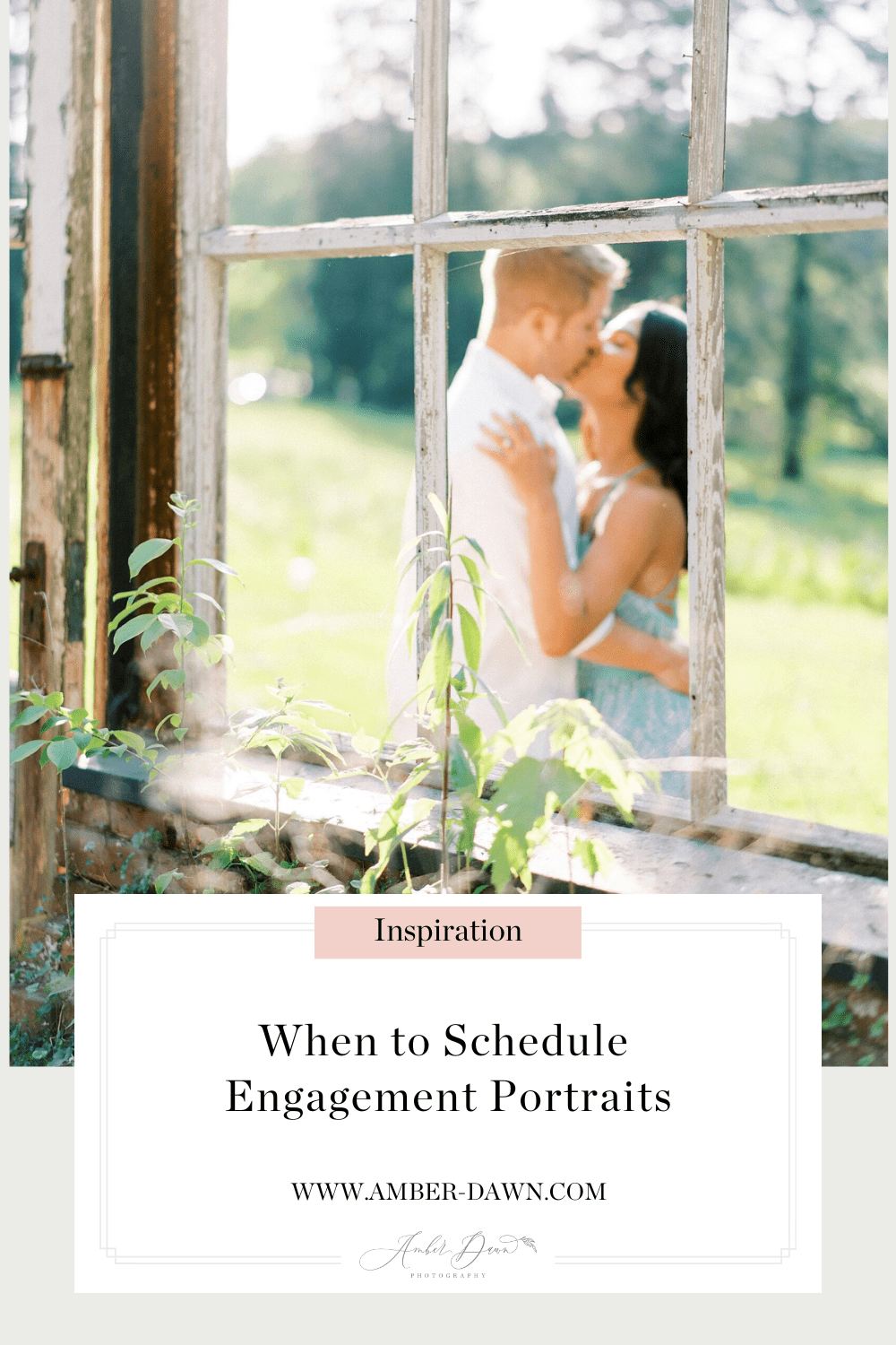 the best time to schedule engagement photos