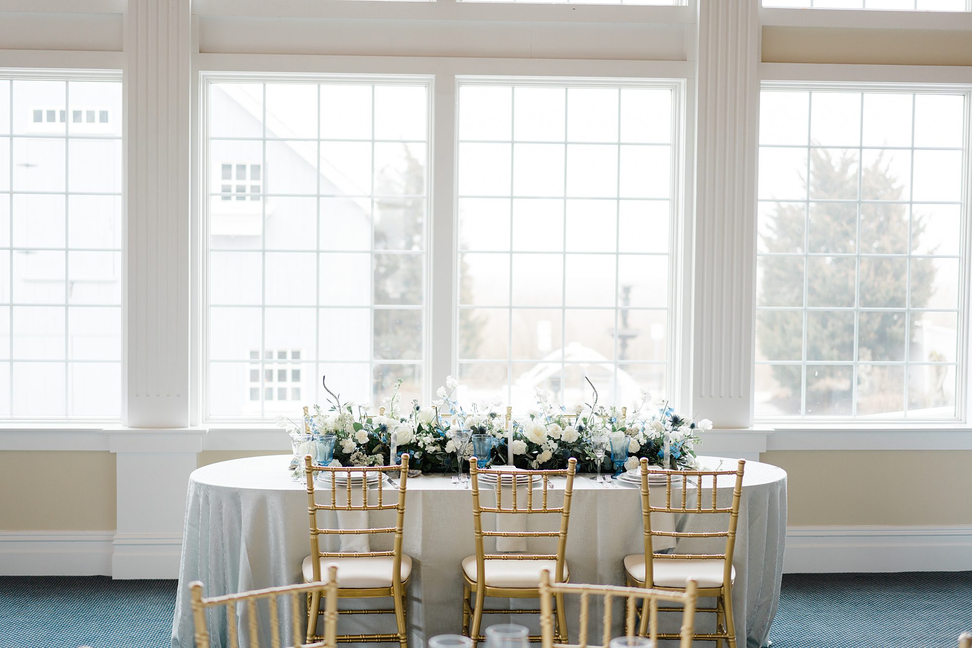 light and airy wedding reception from Bonnet Island Estate 