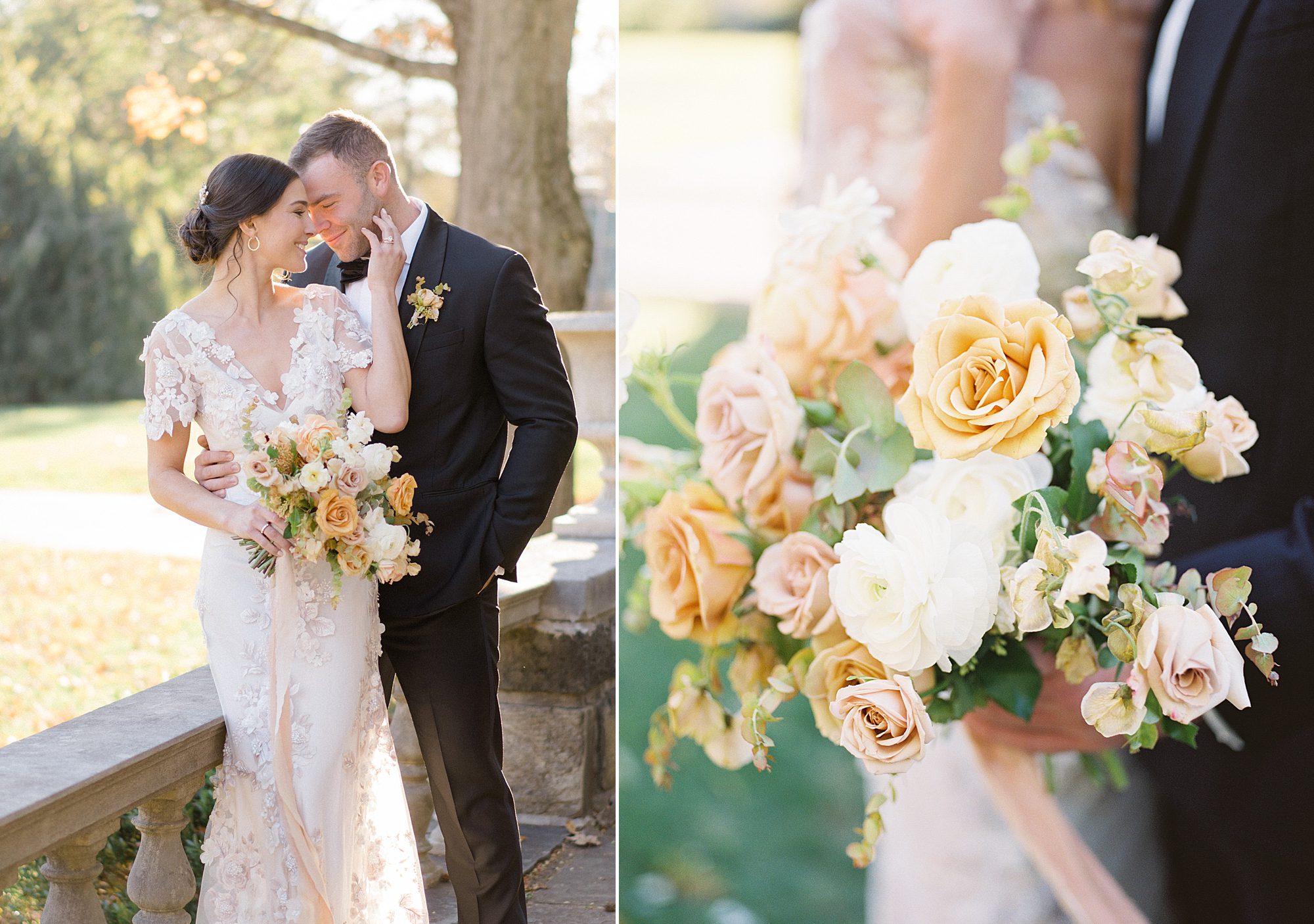 timeless wedding portraits from Merion Tribute House Styled Wedding 