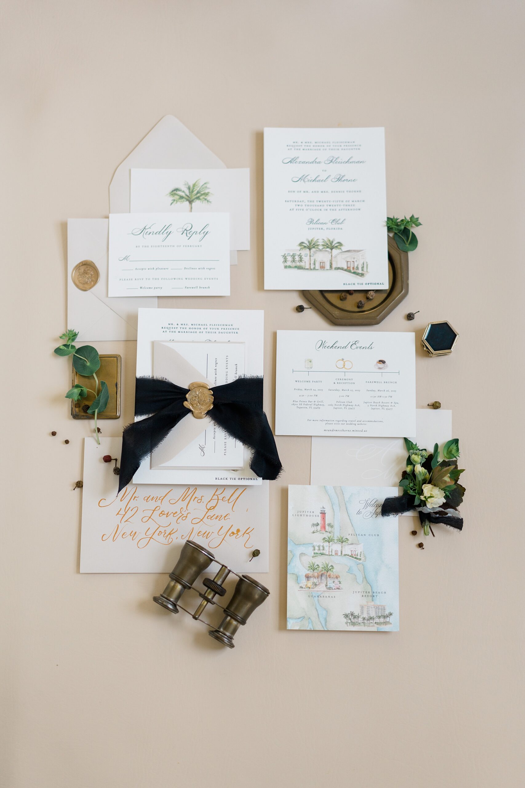 Stunning wedding invitations suite from Raise Your Words Design branding session by Philadelphia branding photographer Amber Dawn