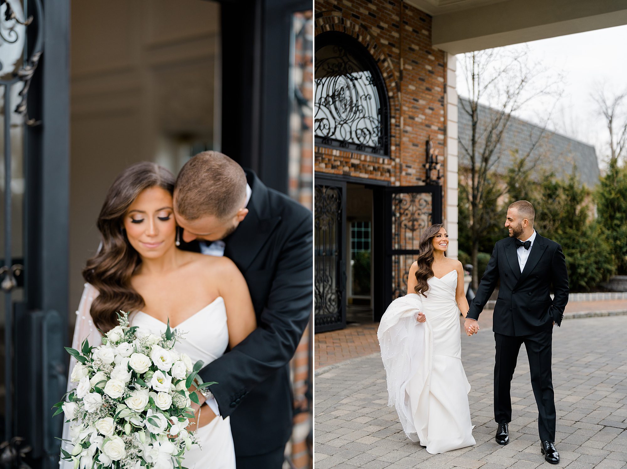 wedding portraits from New Jersey wedding photographed by Amber Dawn Photography