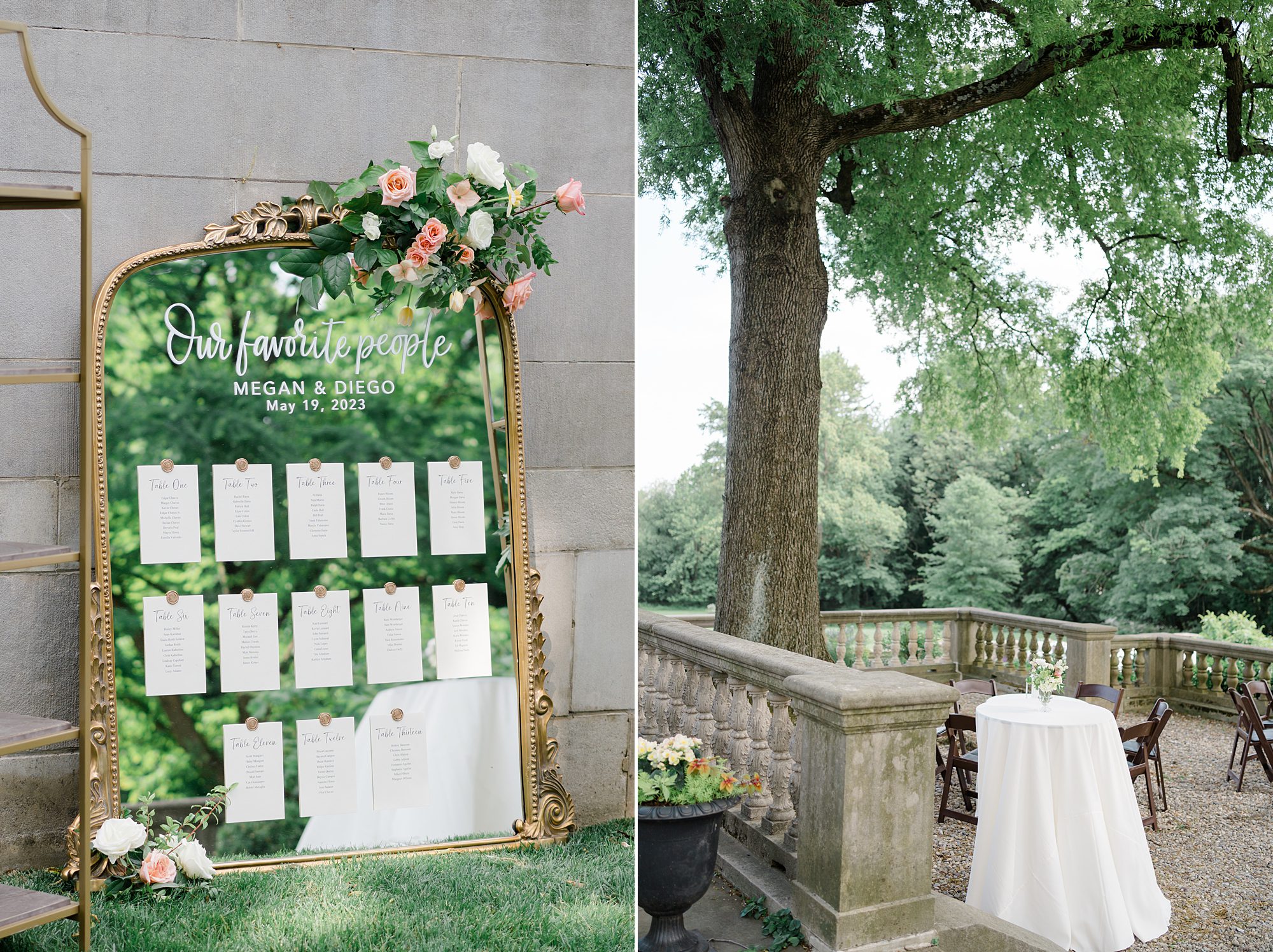 elegant wedding details from Romantic Curtis Arboretum Wedding
