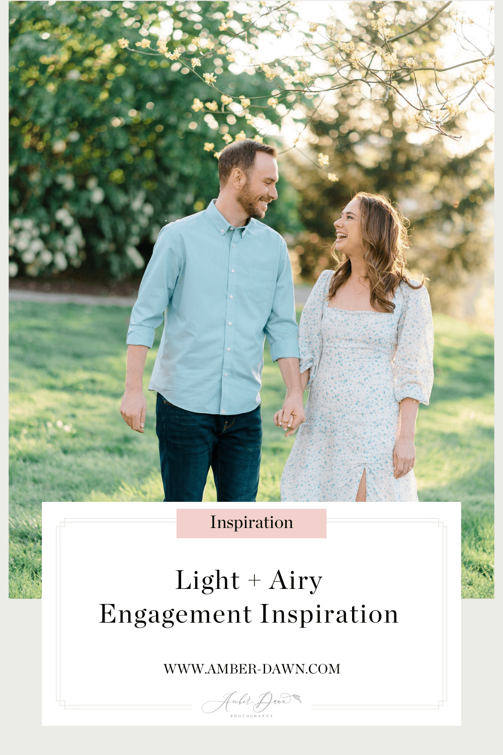 Light + Airy Philadelphia Engagement by Amber Dawn Photography 