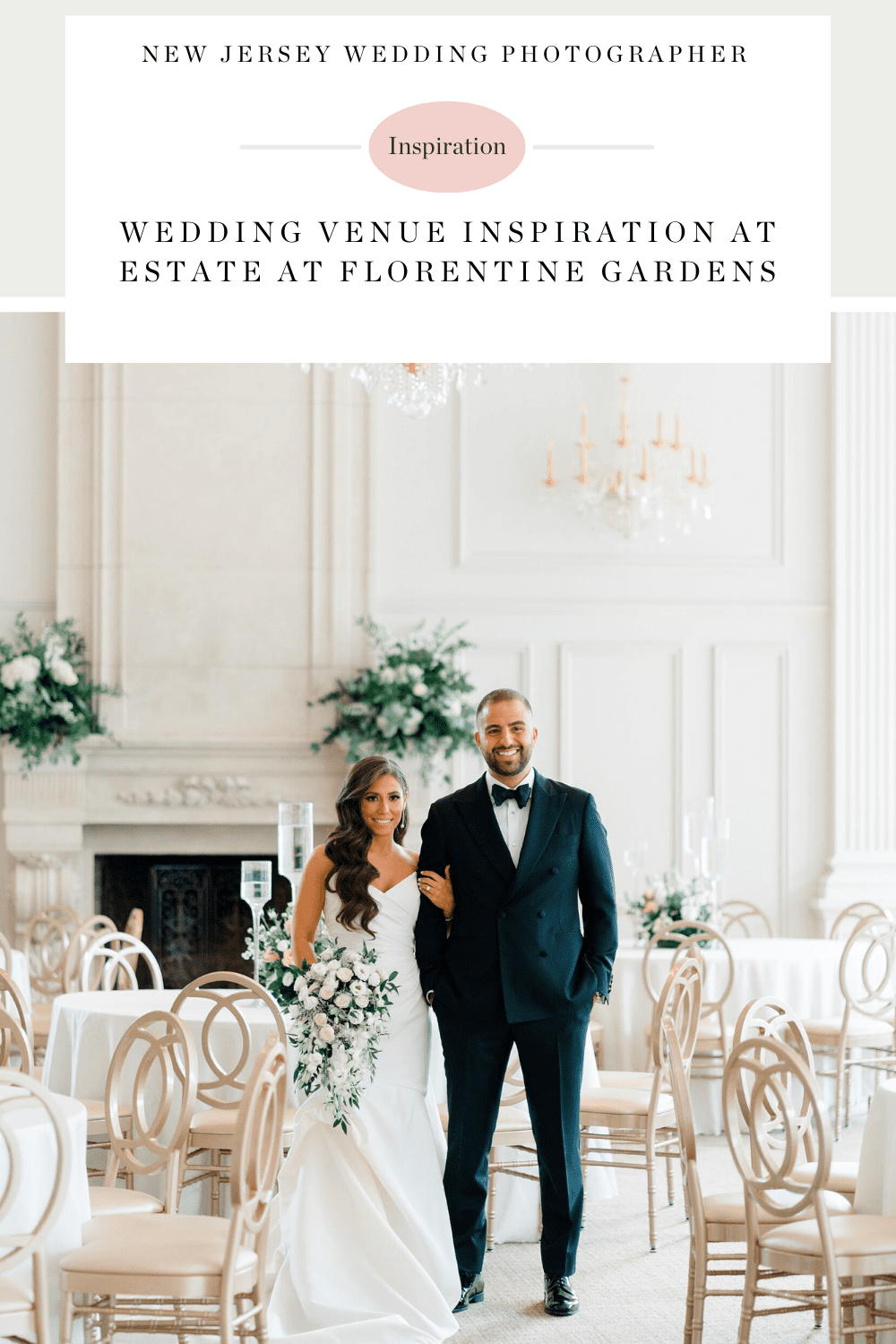 New Jersey wedding venue inspiration at Estate at Florentine Gardens Wedding