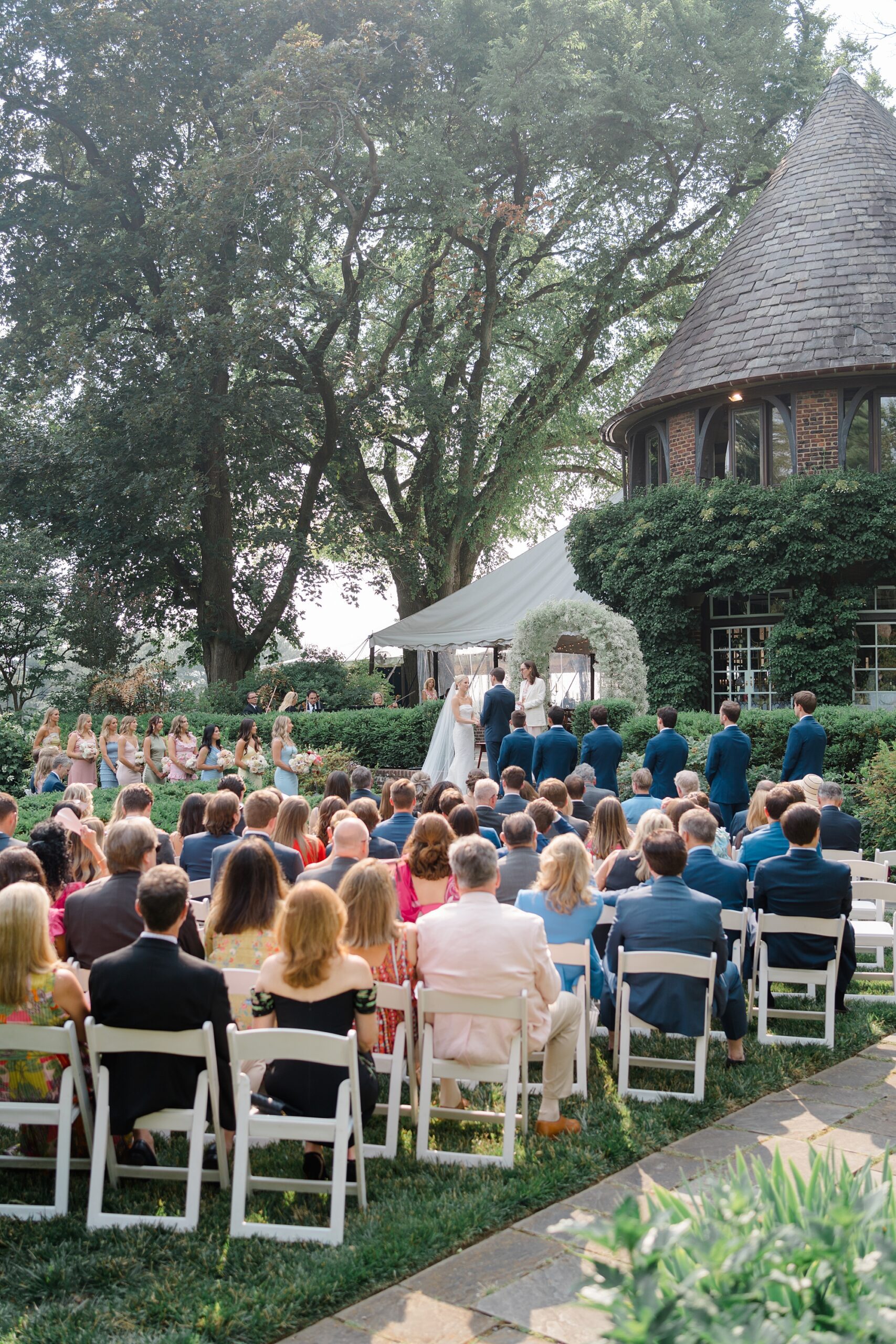 Wilmington, DE Garden Summer Wedding 