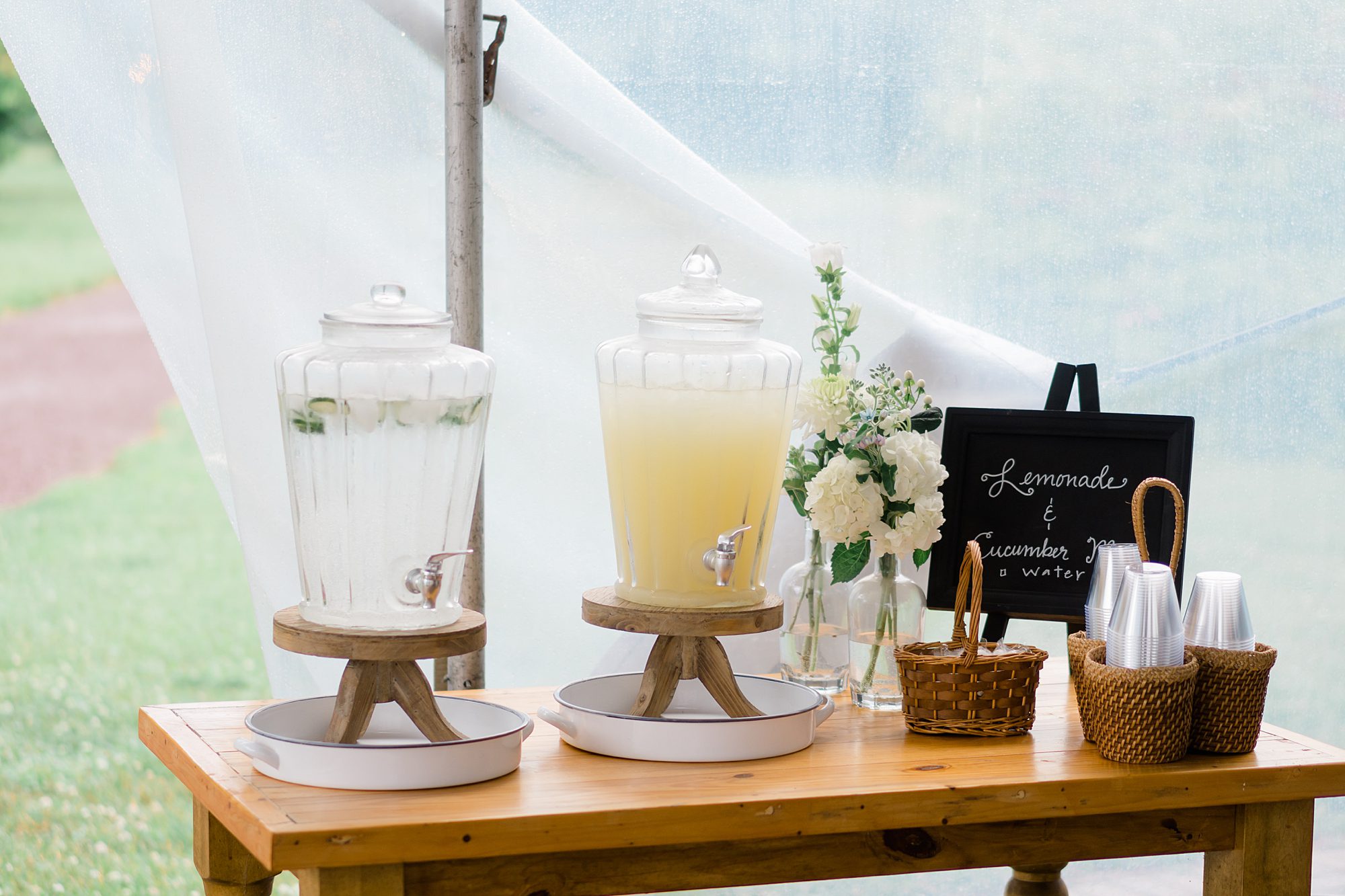 drink details from Timeless New Jersey Wedding 