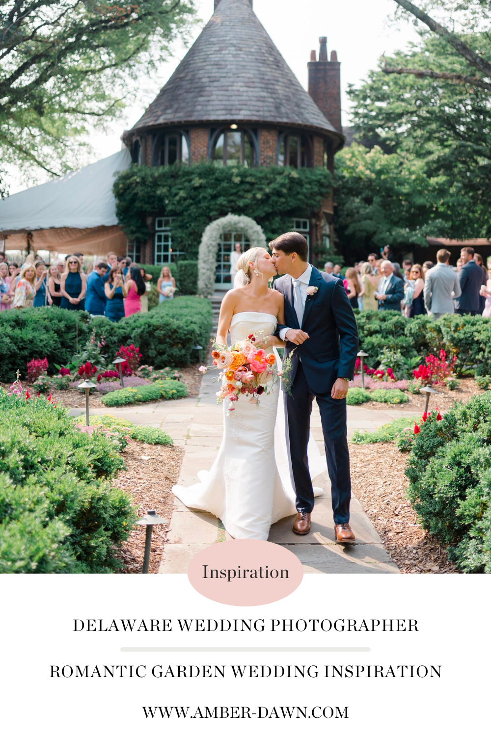 Romantic garden wedding inspiration from Delaware wedding at Greenville country club