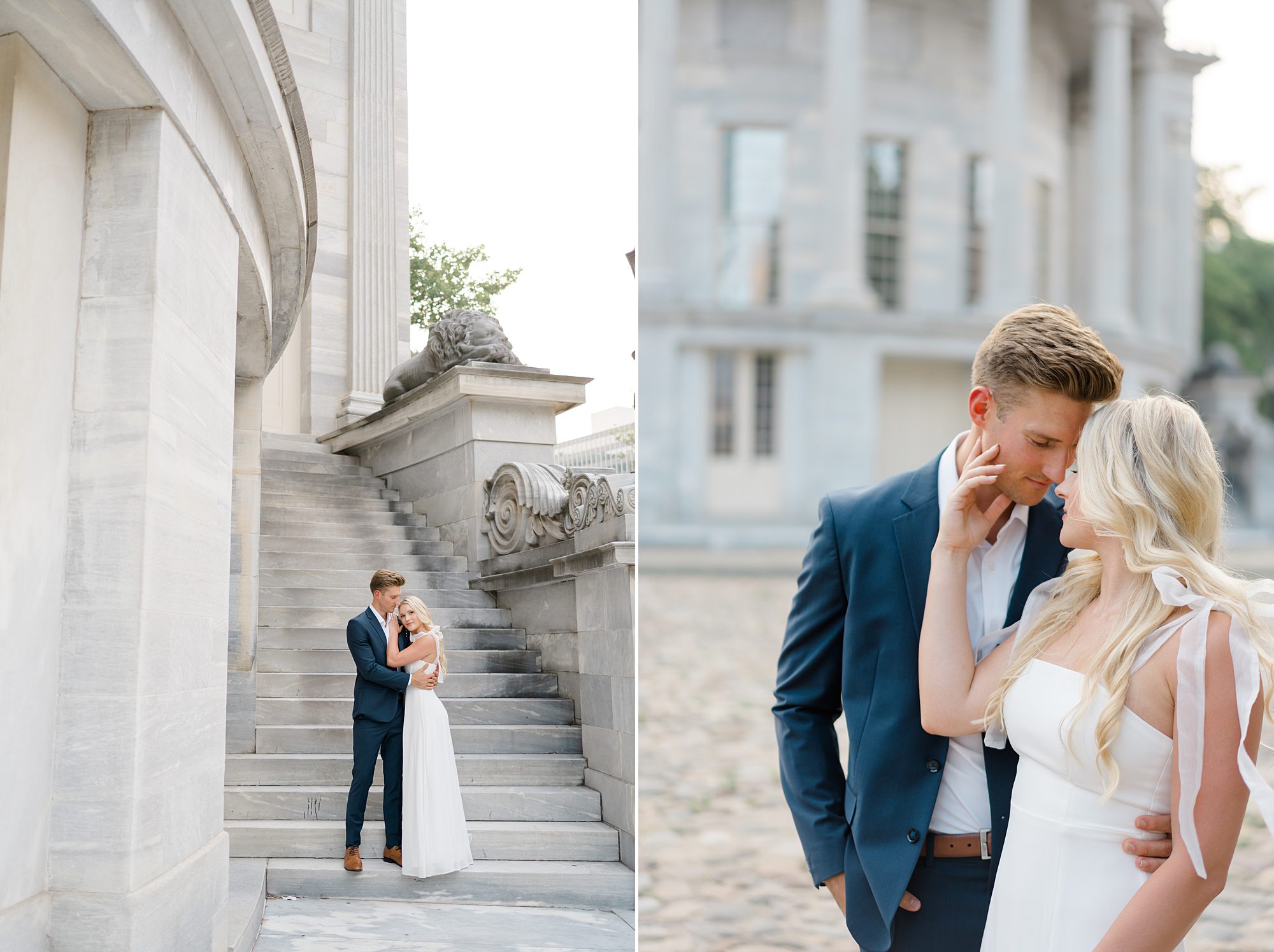 candid engagement portraits from Old City Philadelphia