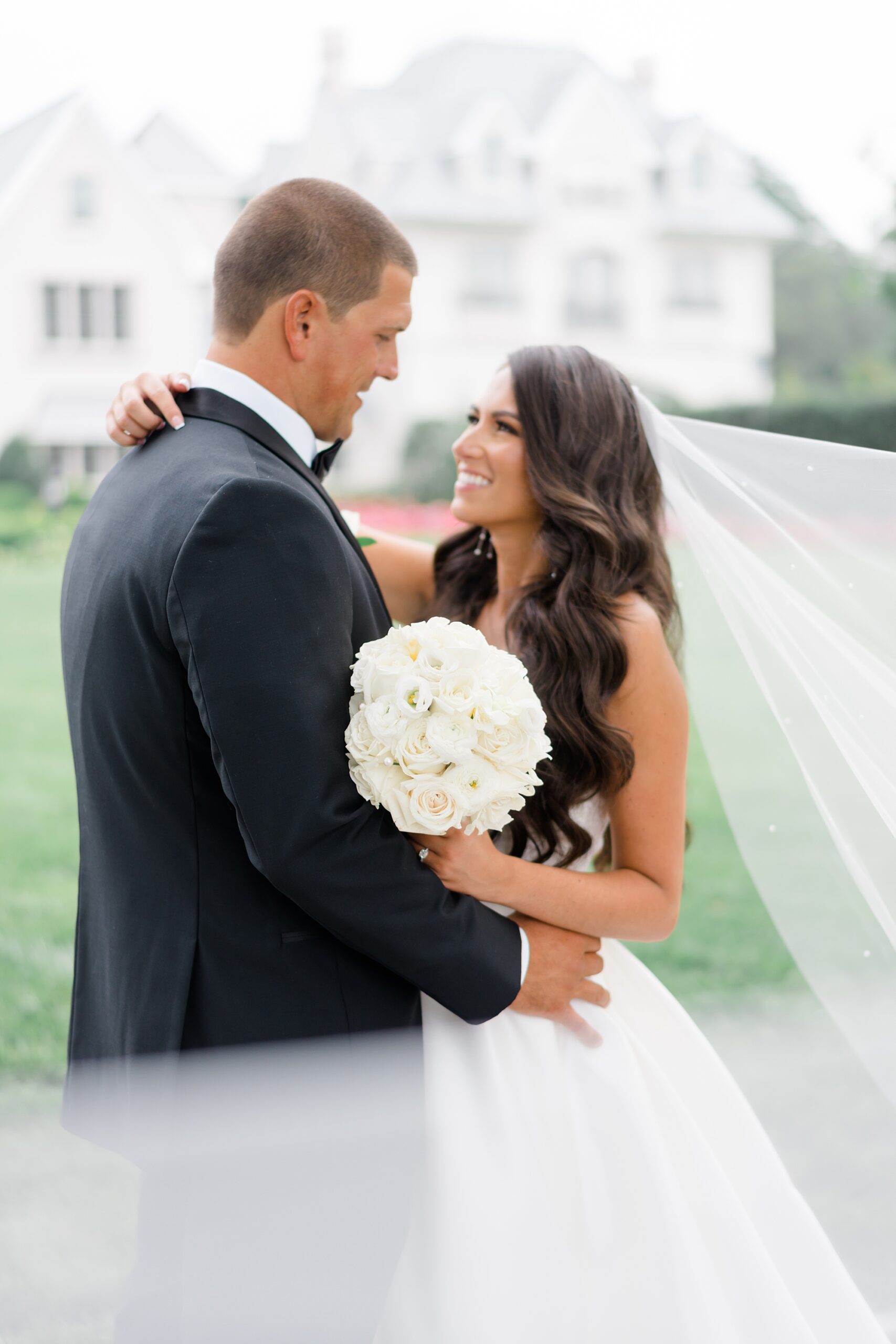 romantic wedding portraits from Elegant New Jersey Wedding at Park Chateau