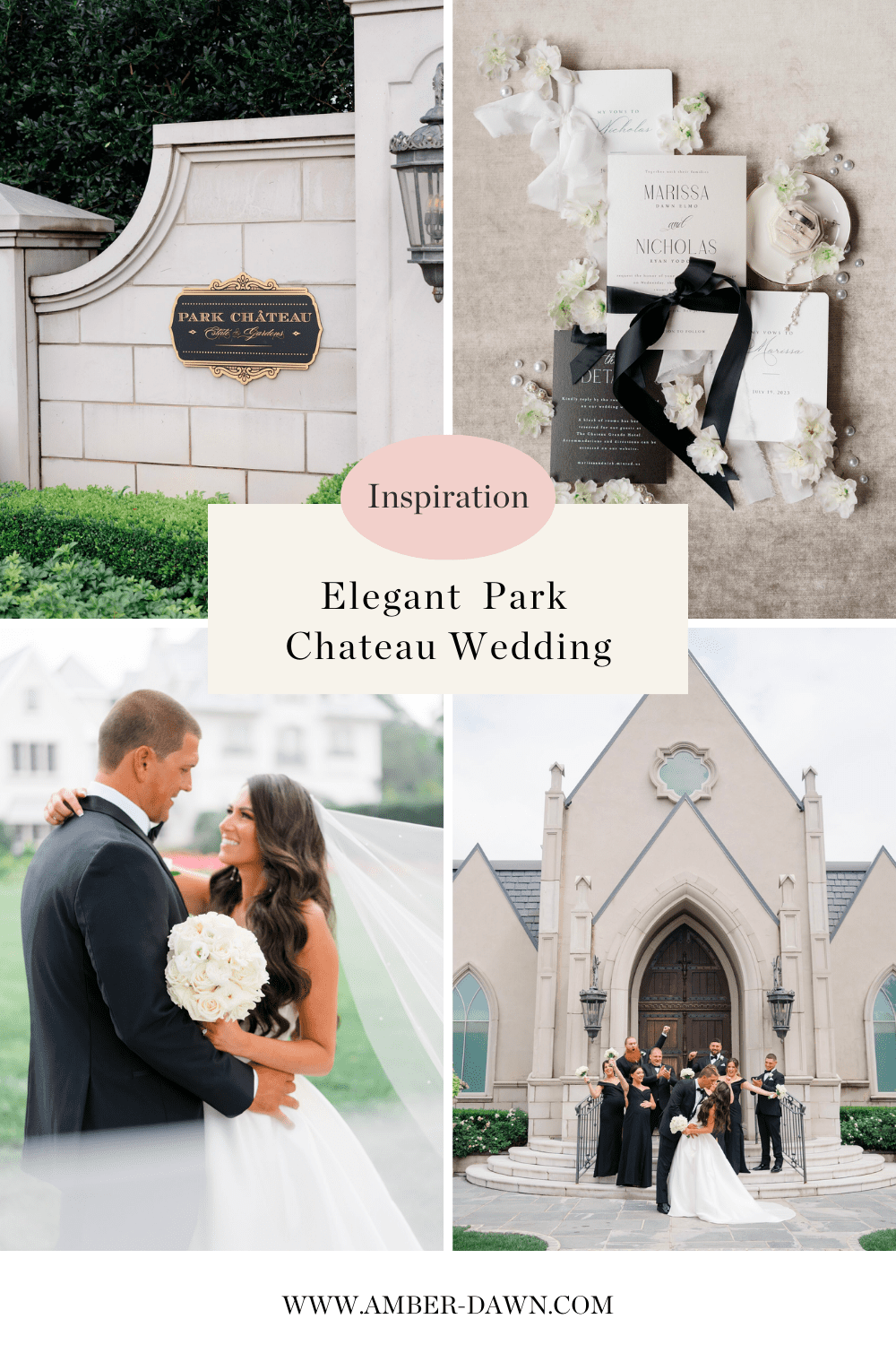 Elegant New Jersey wedding at Park Chateau photographed by NJ wedding photographer Amber Dawn Photography