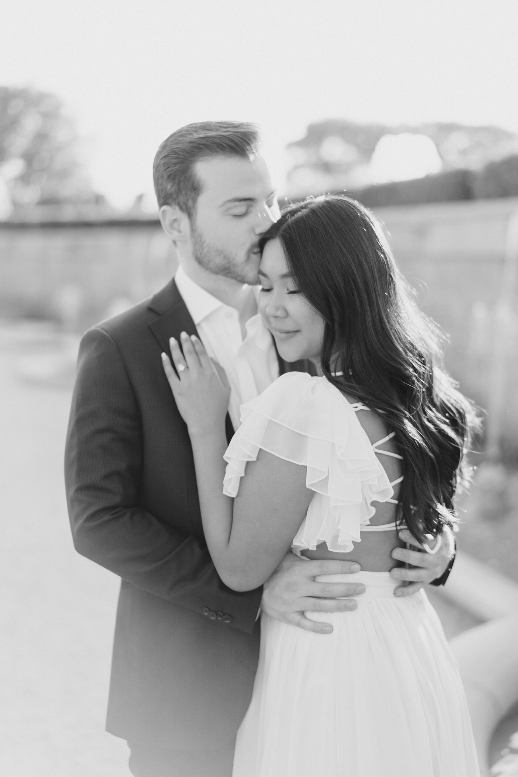 timeless engagement portraits captured by Amber Dawn Photography