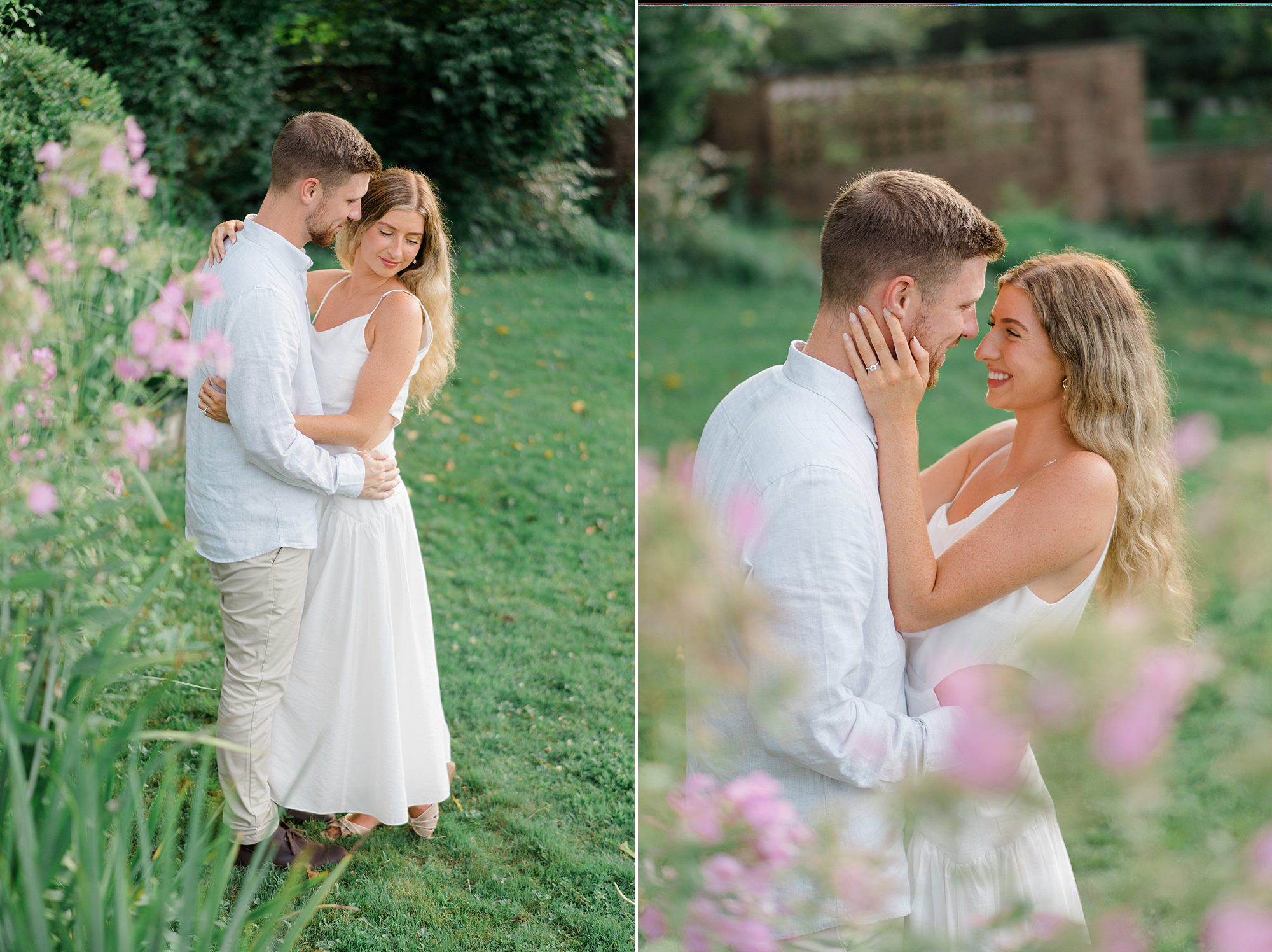 Romantic Engagement photos at The Willows