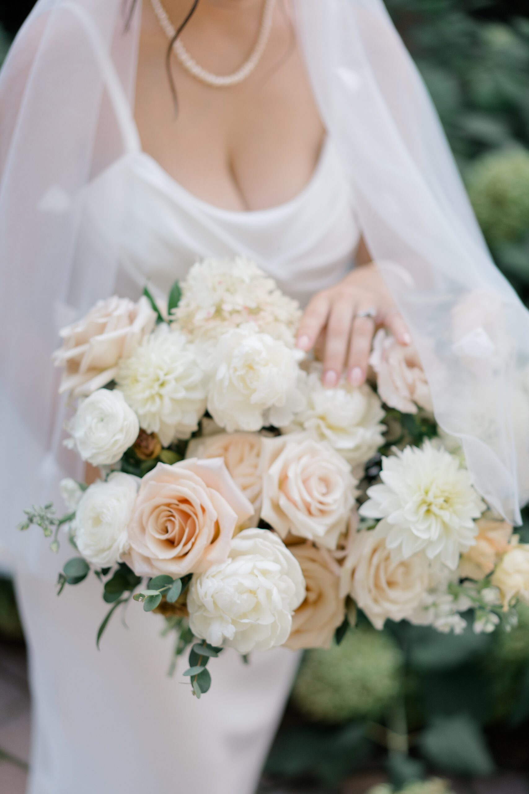 Romantic Floral-Centered Wedding details