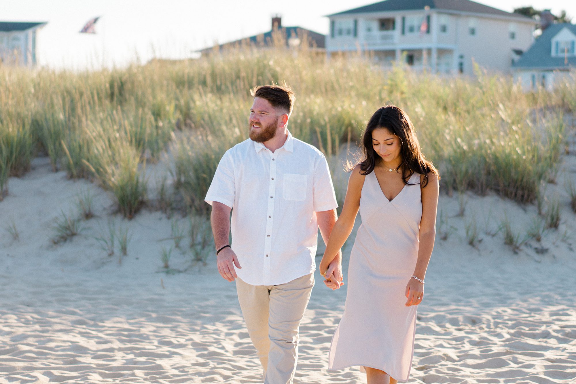 Dreamy Beach Engagement at New Jersey’s Spring Lake and Sea Girt