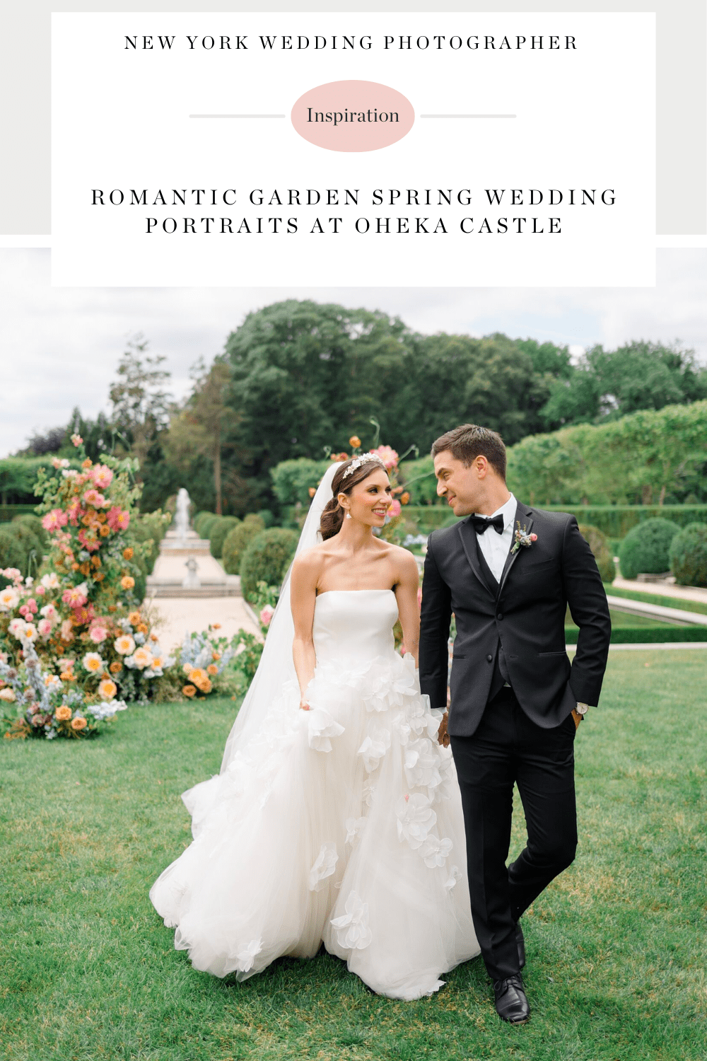 Garden Spring Wedding at Oheka Castle photographed by Philadelphia Wedding Photographer, Amber Dawn Photography