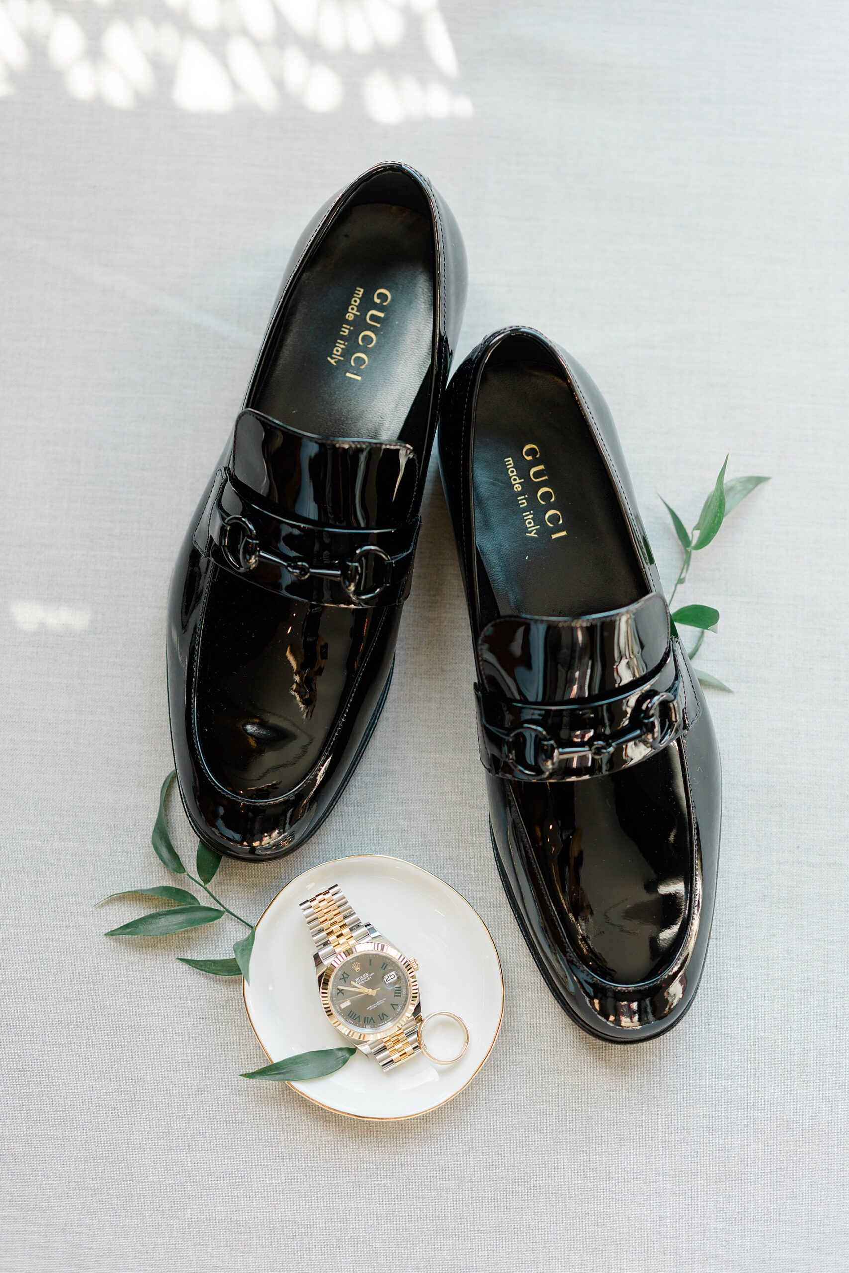 groom shoes and details