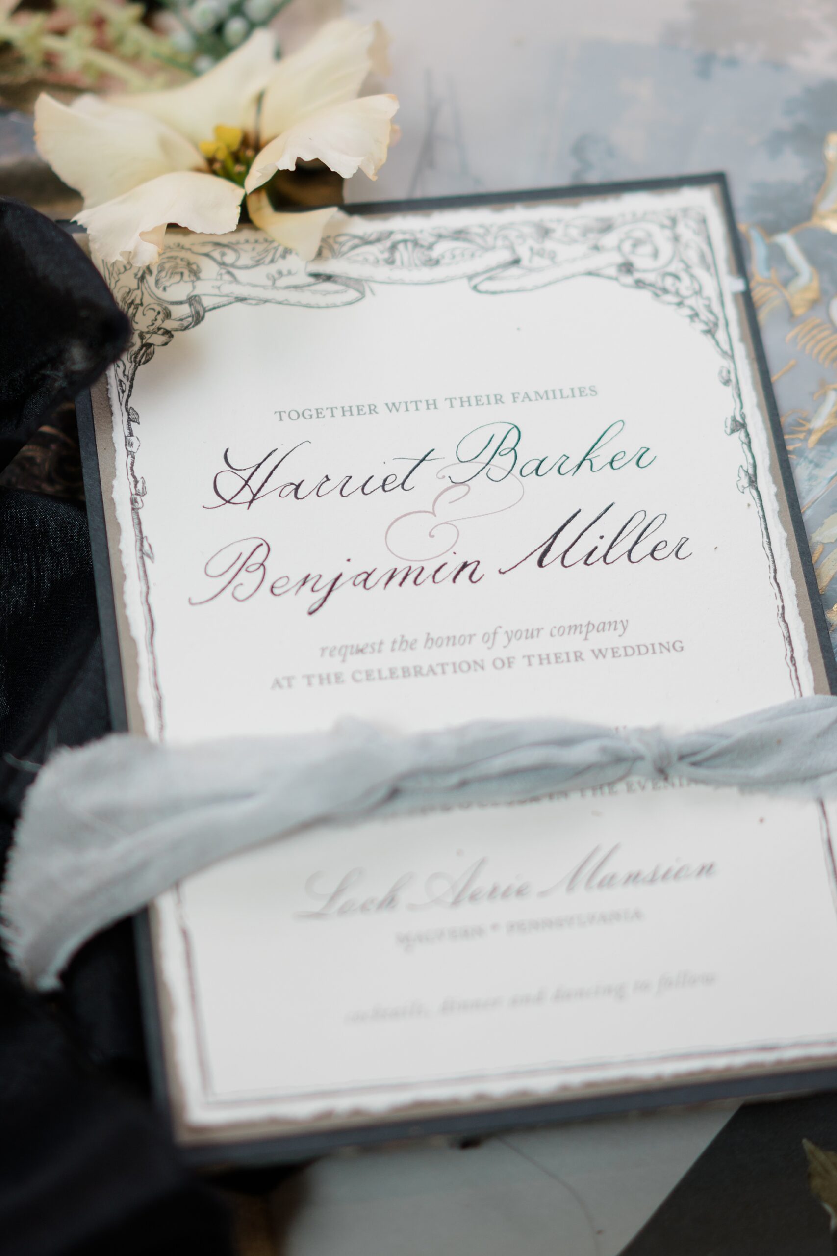 sophisticated wedding details