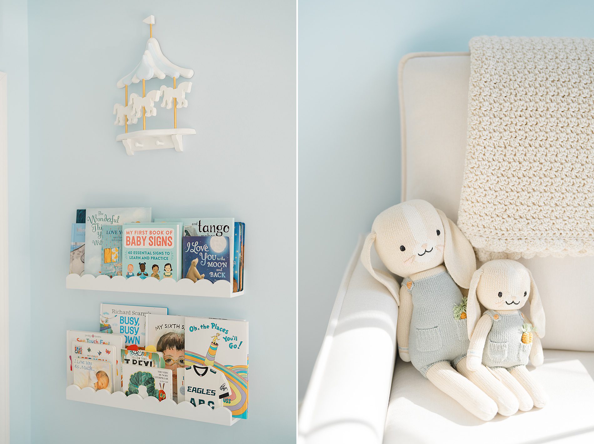 little boy nursery from At-Home Lifestyle Newborn Session