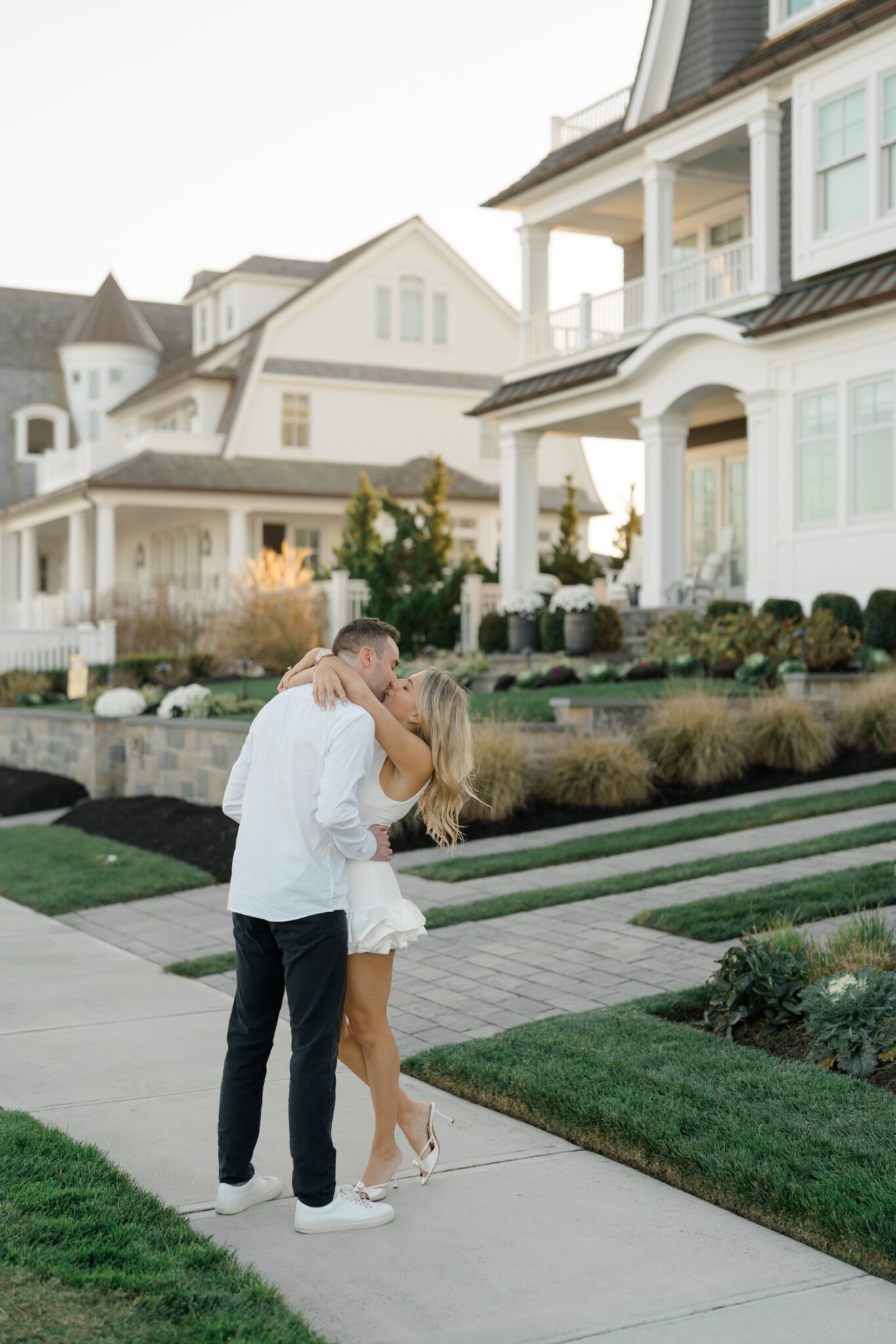 Fall Engagement in Spring Lake, NJ | Julia & Nick | Amber Dawn Photography